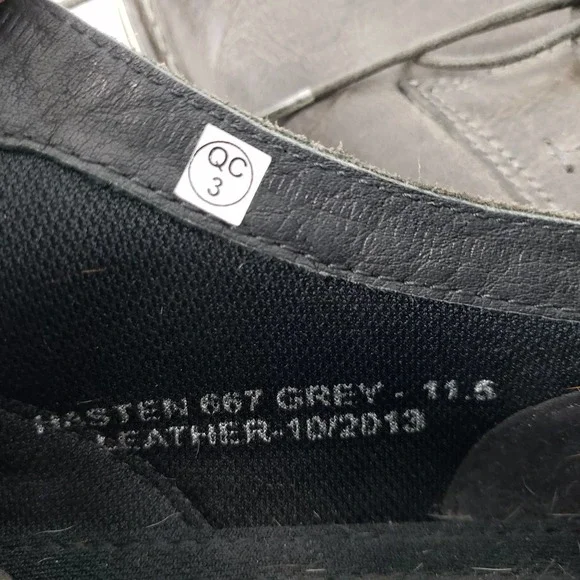 Steve Madden Hasten Distress Leather Oxford Gray - Picture 8 of 9